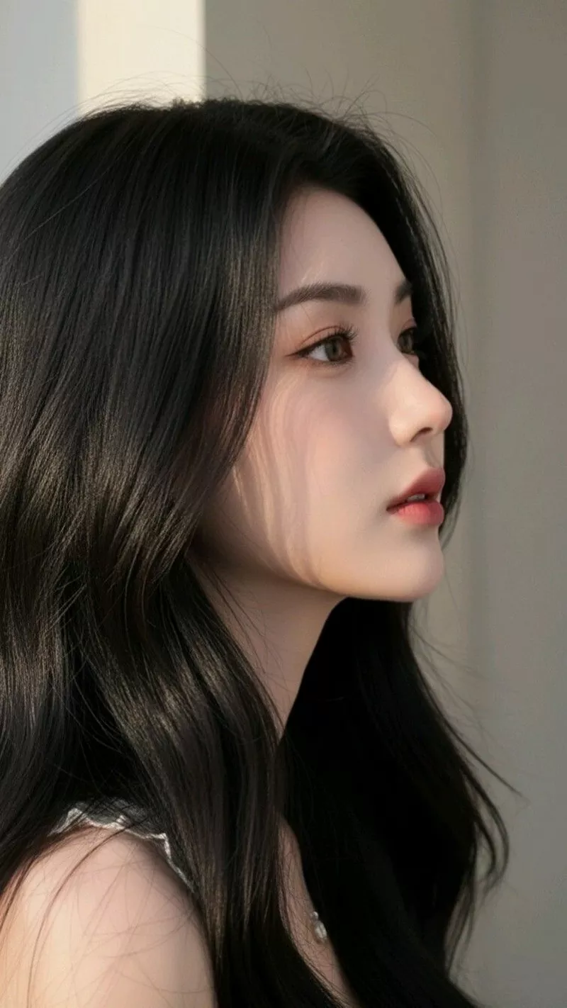 Ảnh gái xinh nhìn nghiêng thần thái cuốn hút