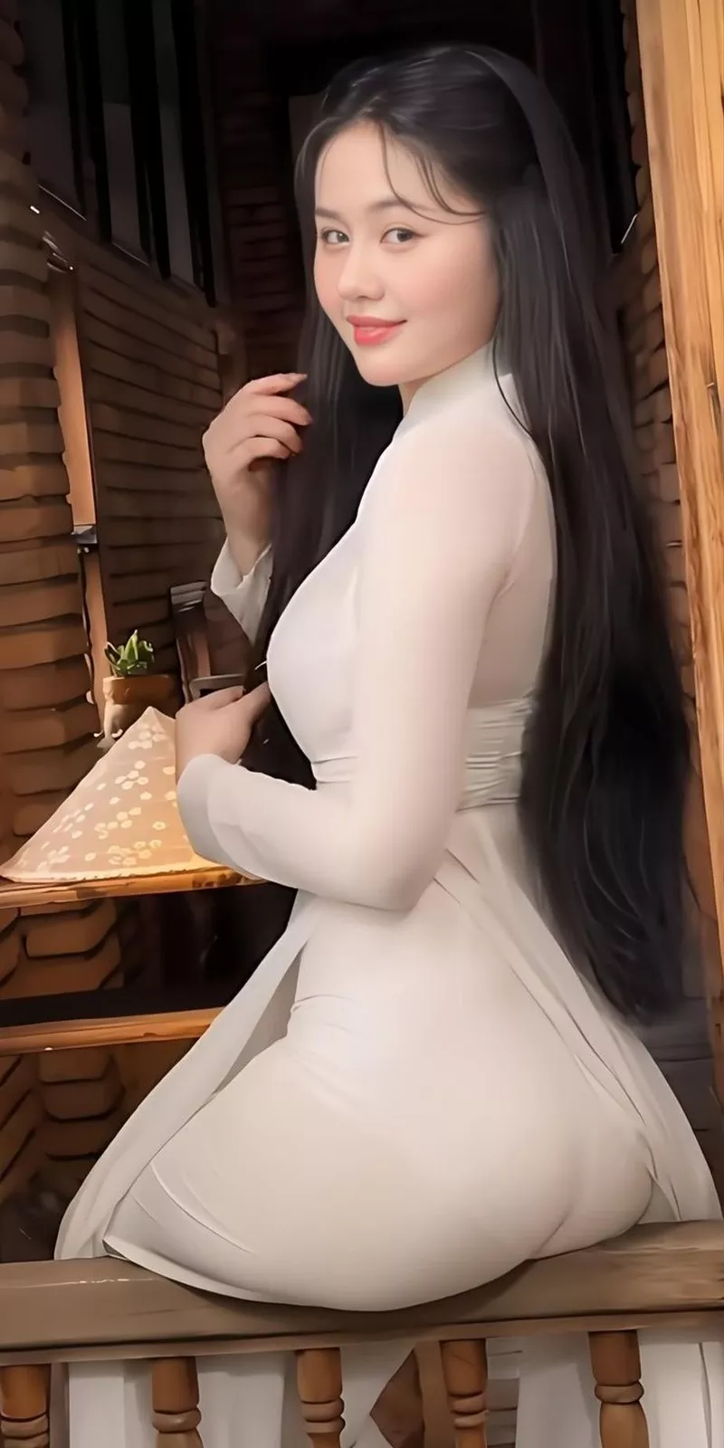 Gái xinh mông đẹp phong cách sexy vừa phải tinh tế