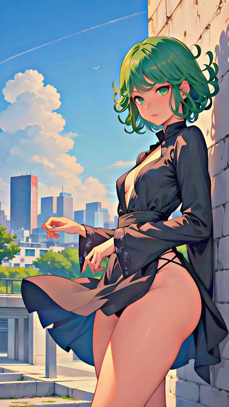 Nhân vật anime nữ sexy tạo dáng thời trang