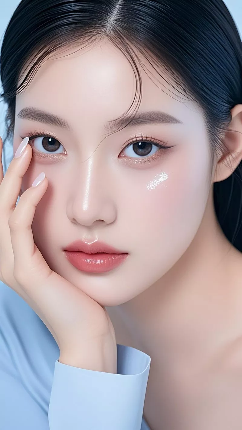 Ảnh chân dung gái xinh Hàn Quốc trong trẻo