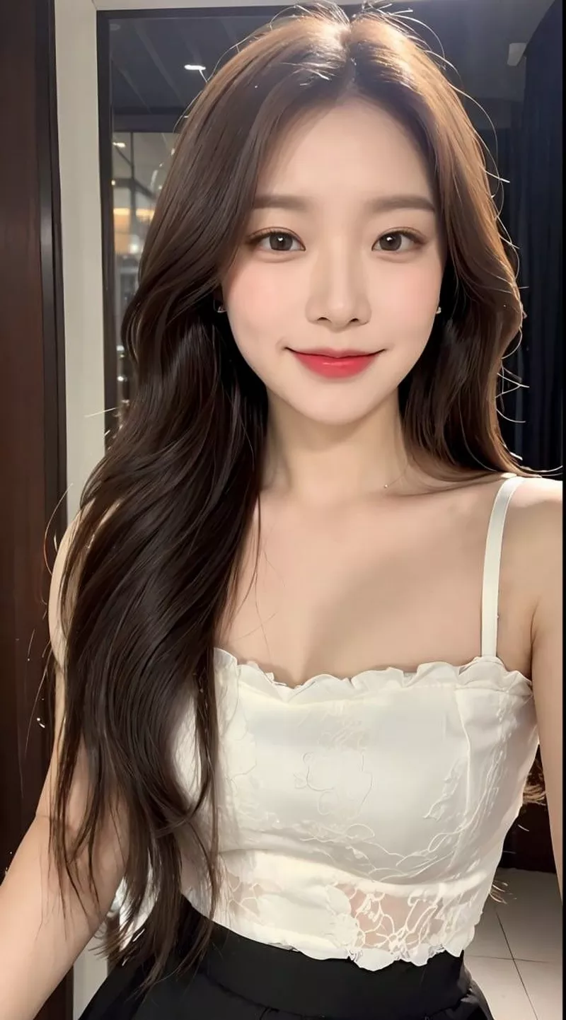 Gái xinh Hàn Quốc dễ thương với nụ cười ngọt ngào