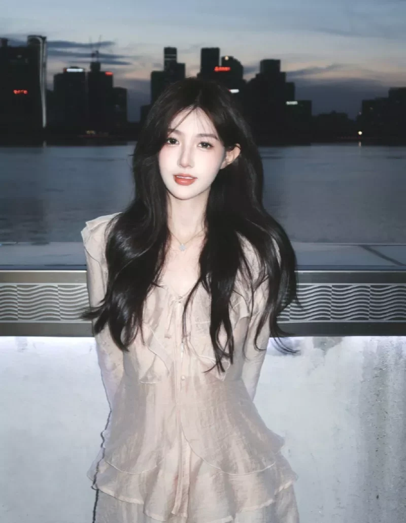 Gái xinh Hàn Quốc phong cách ngọt ngào nữ tính